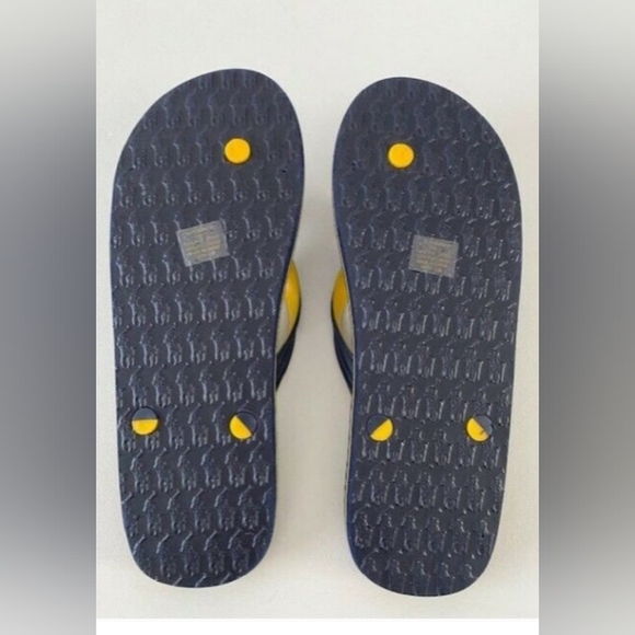 NWT Polo Ralph Lauren Tartan Plaid Varsity Tiger flip flop sandal shoes … - Picture 3 of 9